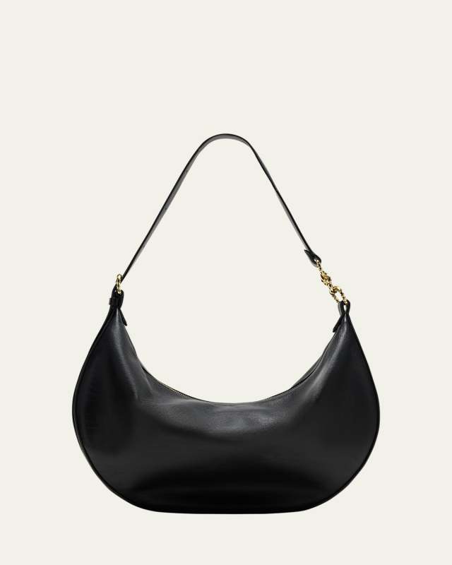 Twyla Large Calf Leather Hobo Bag